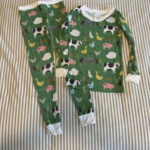 Little Sleepies Farm Animal Pajama Set